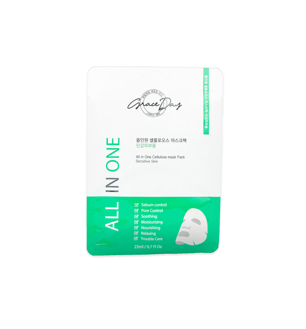 Grace Day All in One Cellulose Mask Pack – Sensitive Skin